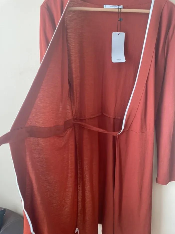 Robe cache coeur marron - photo numéro 8