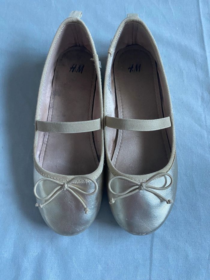 Ballerines dorées h&m pointure 30