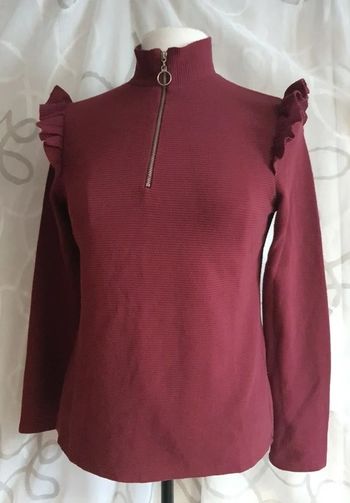 Sweat col zippé femme 38 - M
