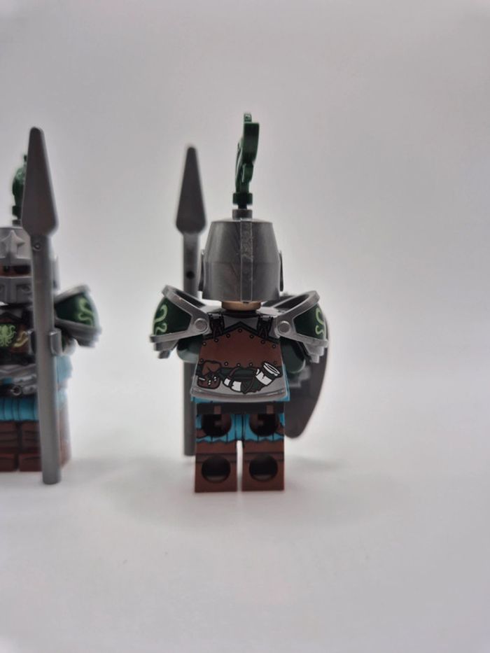 Figurines type lego 2 soldats chevaliers Pieuvre - photo numéro 5