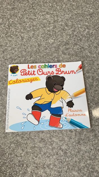 Album coloriage petit ours brun