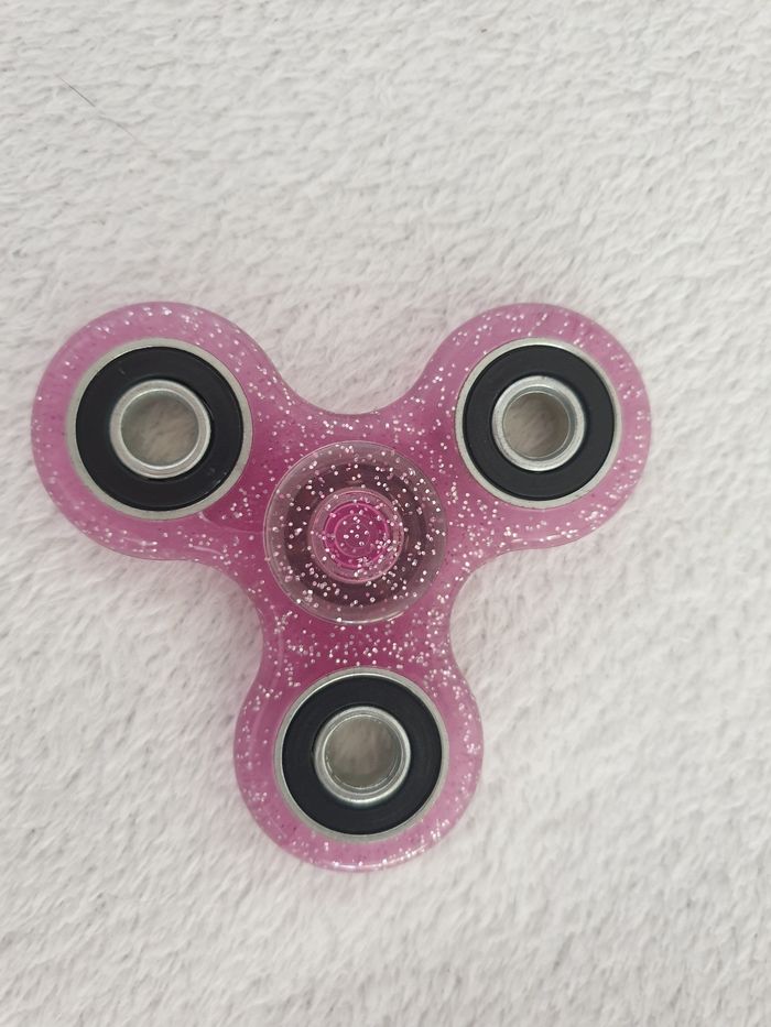 Fidget toys violet à paillettes - photo numéro 3