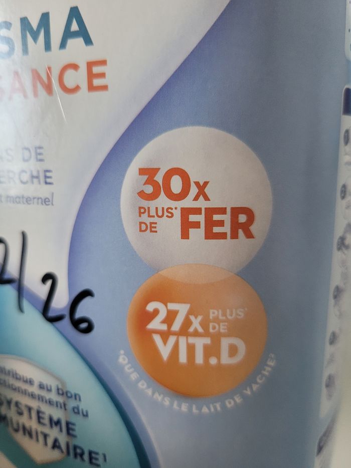 Vend boîte de lait " gallia calisma " 3eme age neuf - photo numéro 3