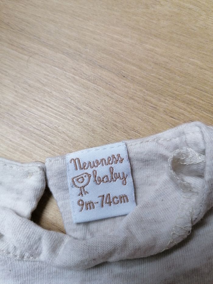 Tee shirt newness baby 9mois - photo numéro 3