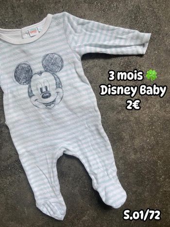 Pyjama 🍀 3 mois 🍀 Disney Baby