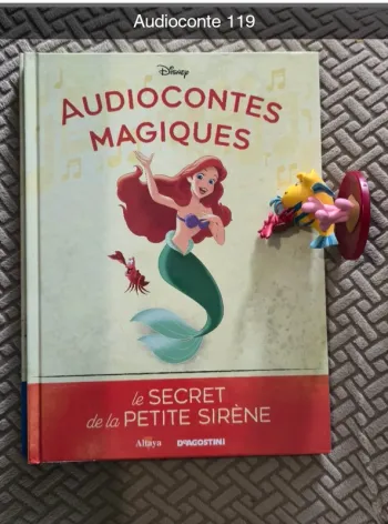 N¤119 audioconte Magique Altaya disney deagostini livre+figurine audio conte compte