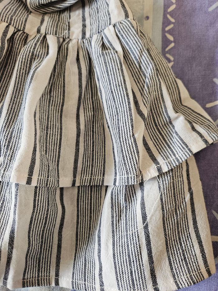 Jupe blanche et grise sans marque - photo numéro 2