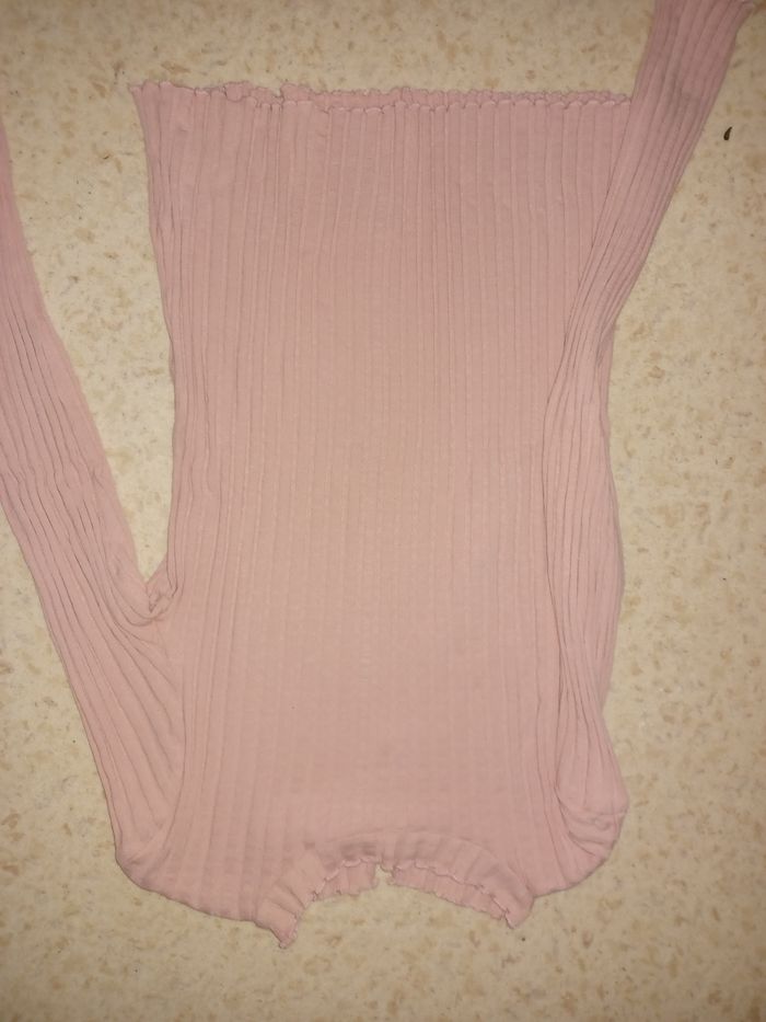 Sous pull femme rose uni Camaïeu Taille S