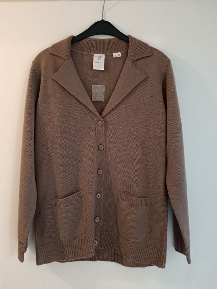 Gilet beige marron clair 38/40