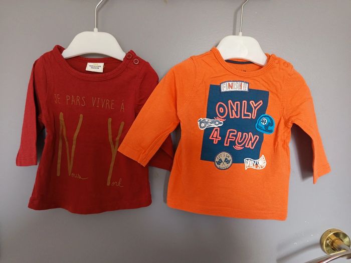 Lot t-shirt 3 mois