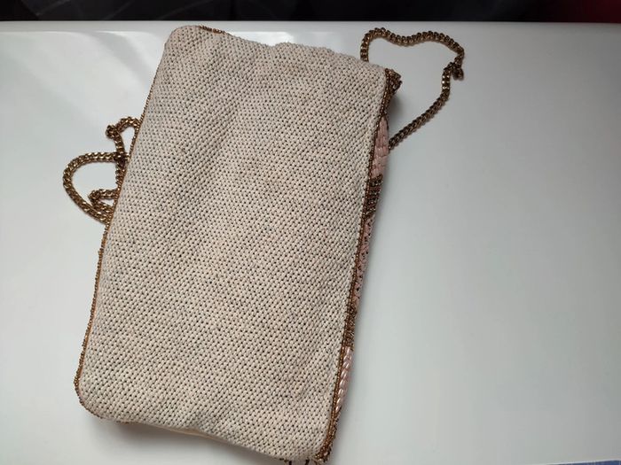 Pochette rose ornements dorés et argentés - photo numéro 6