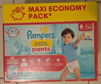 Couches pampers prenium protection pants T6