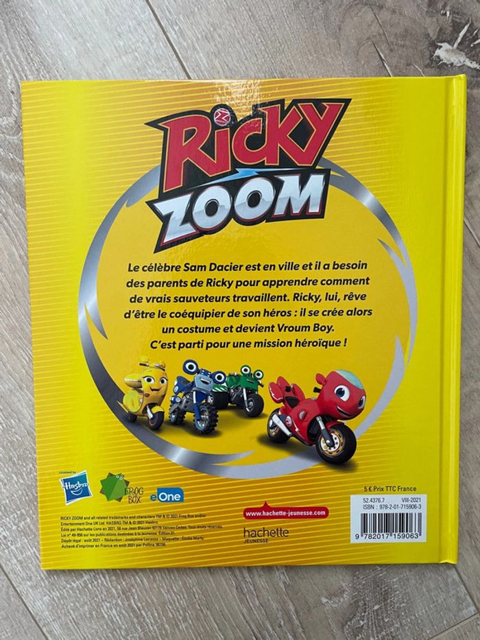 Livre Ricky Zoom un coéquipier pour Sam d’acier - photo numéro 2