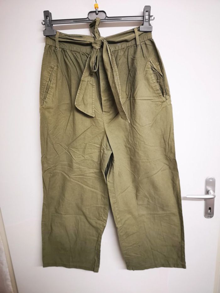 Pantacourt vintage taille haute taille 2