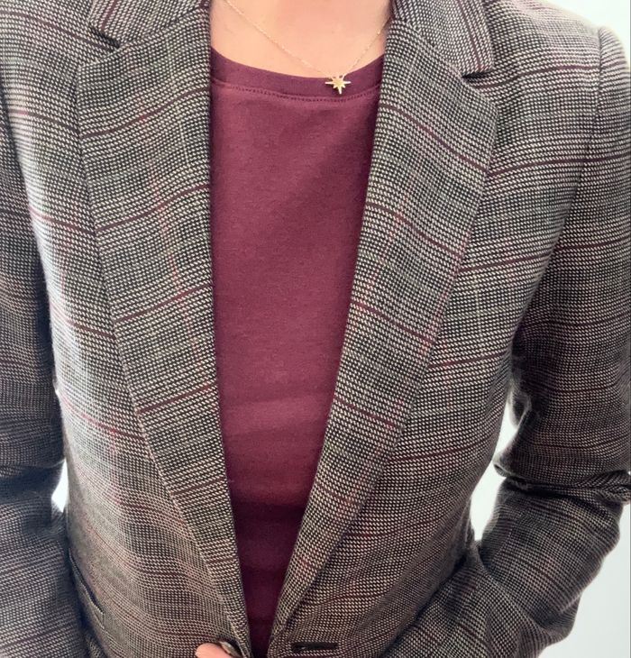 Veste blazer à carreaux Promod - photo numéro 6