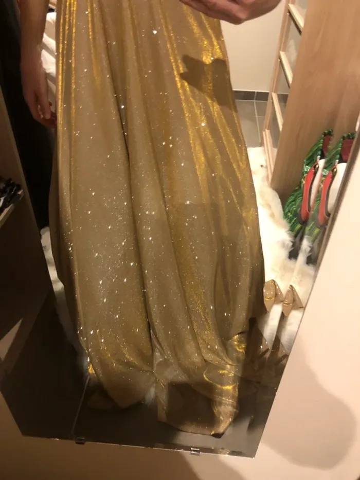 Robe cérémonie cocktail mariage scintillante - photo numéro 2