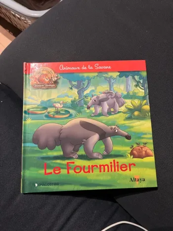 Livre pour enfants altaya le fourmilier