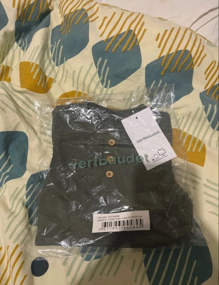 T-shirt tunisien nid d'abeille bébé