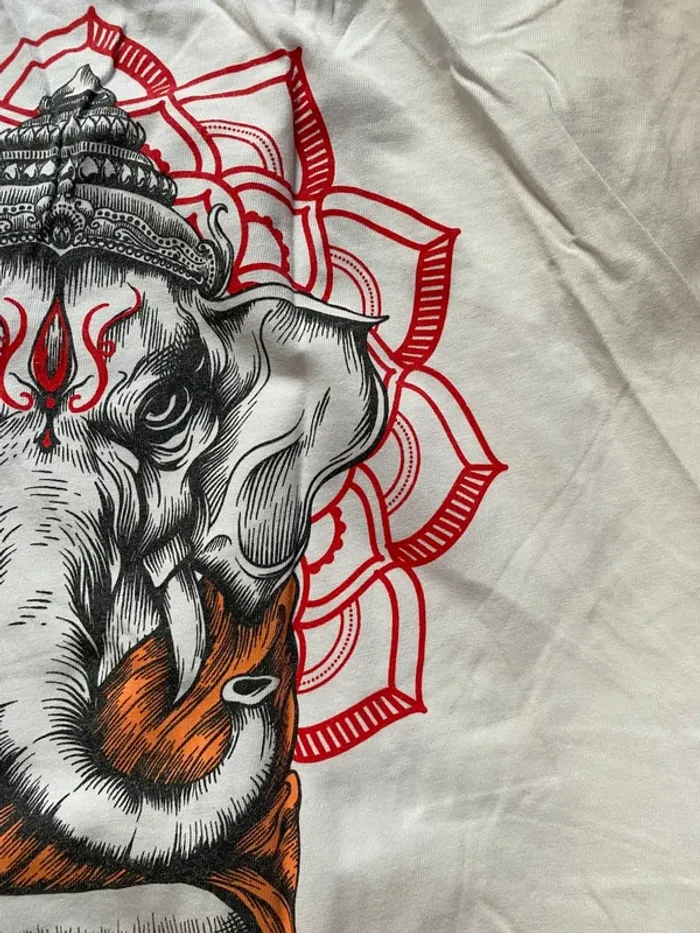 T shirt imprimé éléphant YourTurn L - photo numéro 11