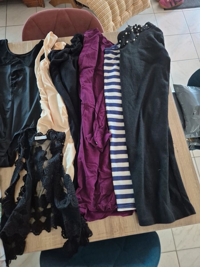 Lot de 19 vêtements taille 34 total look XS toutes saisons - photo numéro 6
