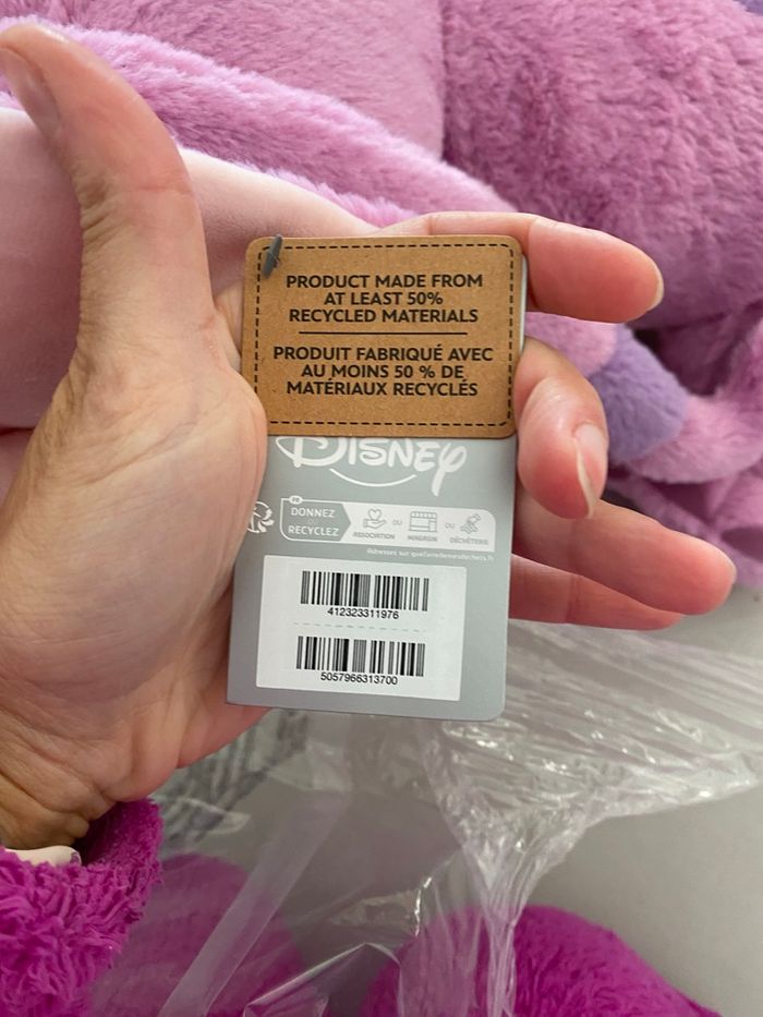 Peluche stitch rose 50cm disney