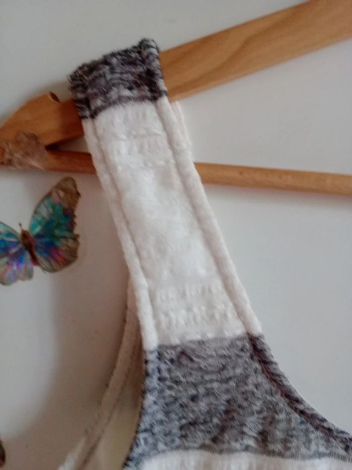 Robe moulante 36 noire et grise dentelé c68 - photo numéro 10