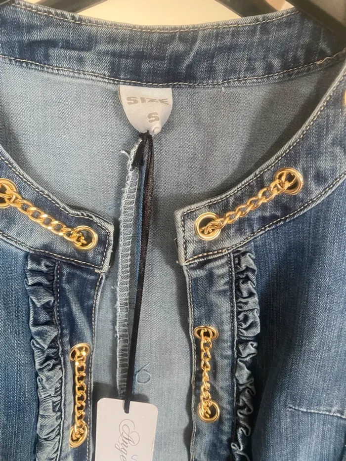 Veste en jean S - photo numéro 4