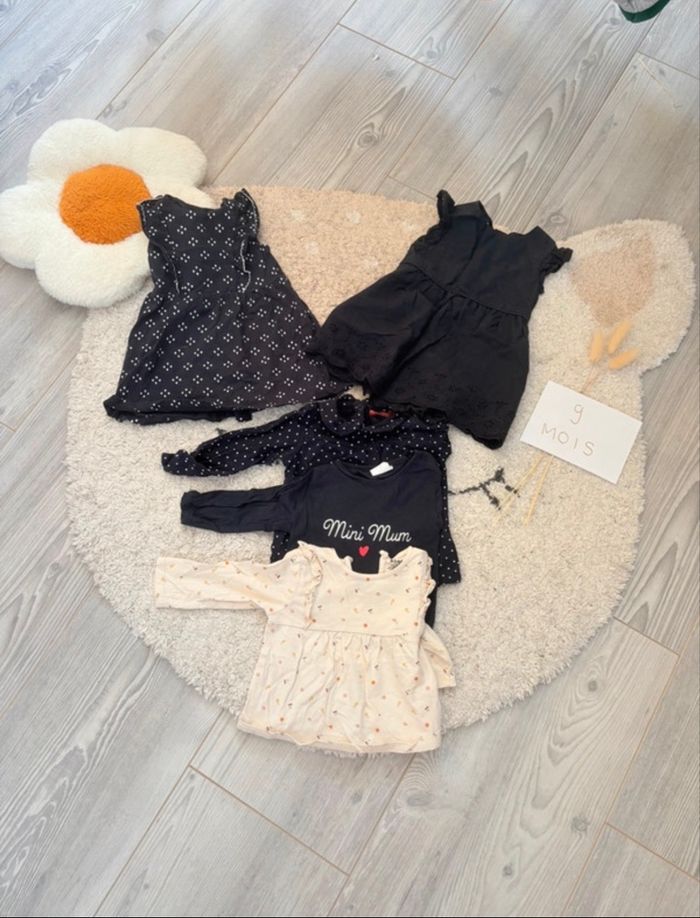 Lot vêtements fille 9 mois