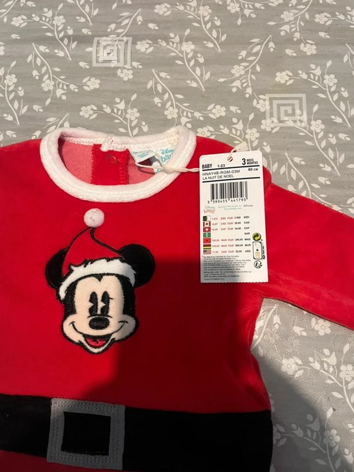 Pyjama Mickey Noël - photo numéro 2