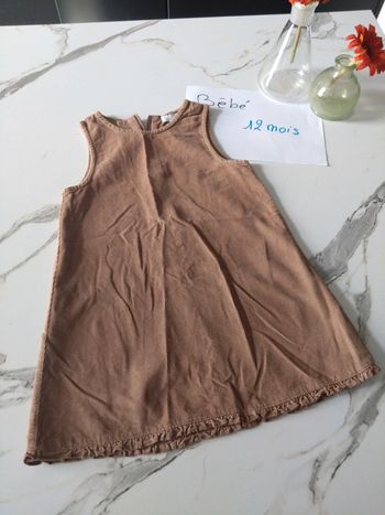 Robe mi saison hiver obaibi bébé fille 12 mois