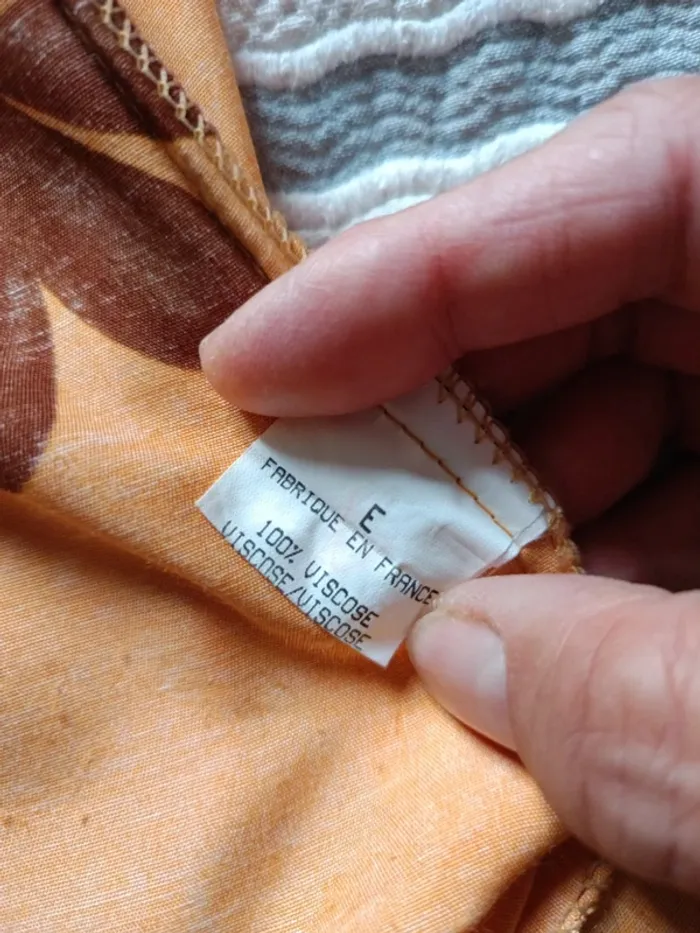 Robe vintage Naf Naf 100% viscose t.38 - photo numéro 9