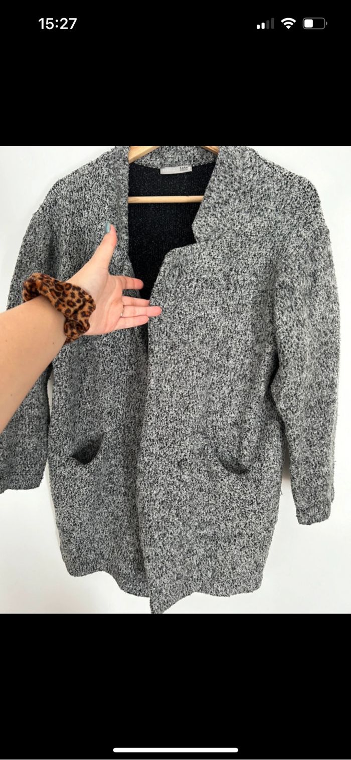 Veste longue / gilet long Zara taille m - photo numéro 2