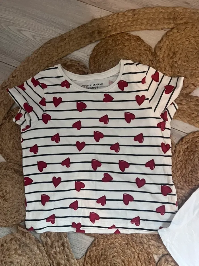 Lot x2 t-shirt MC 4 ans - photo numéro 3