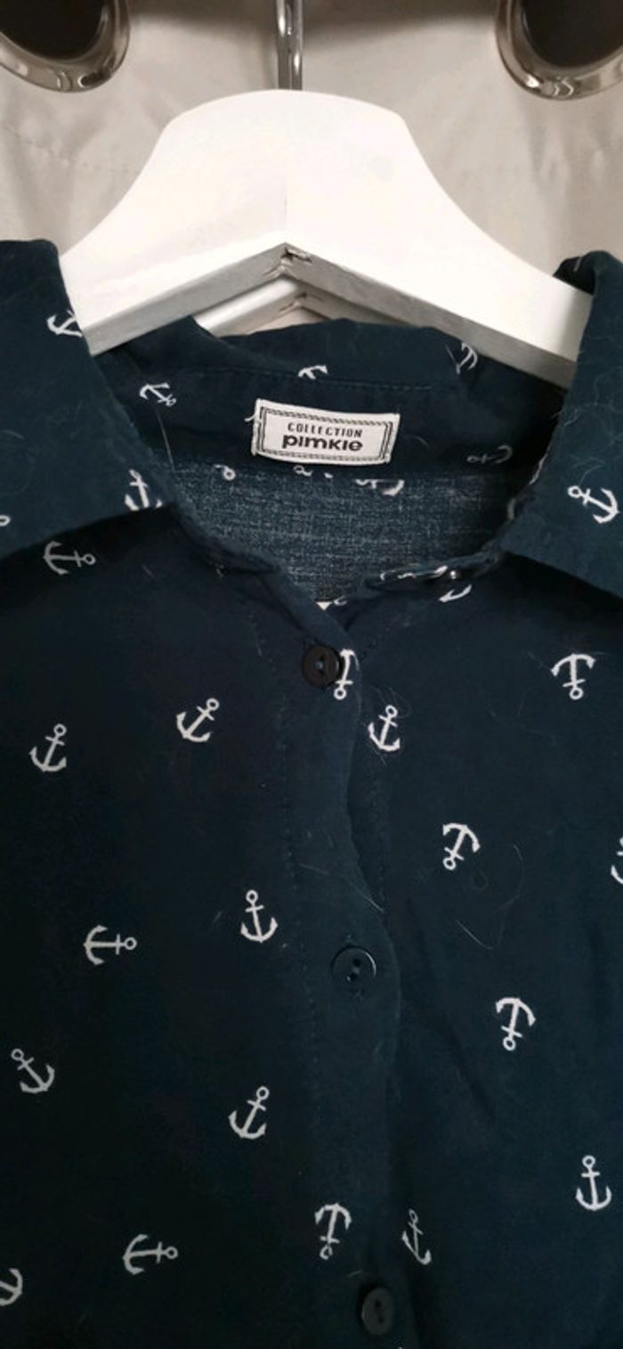 Chemise bleu marine - photo numéro 3