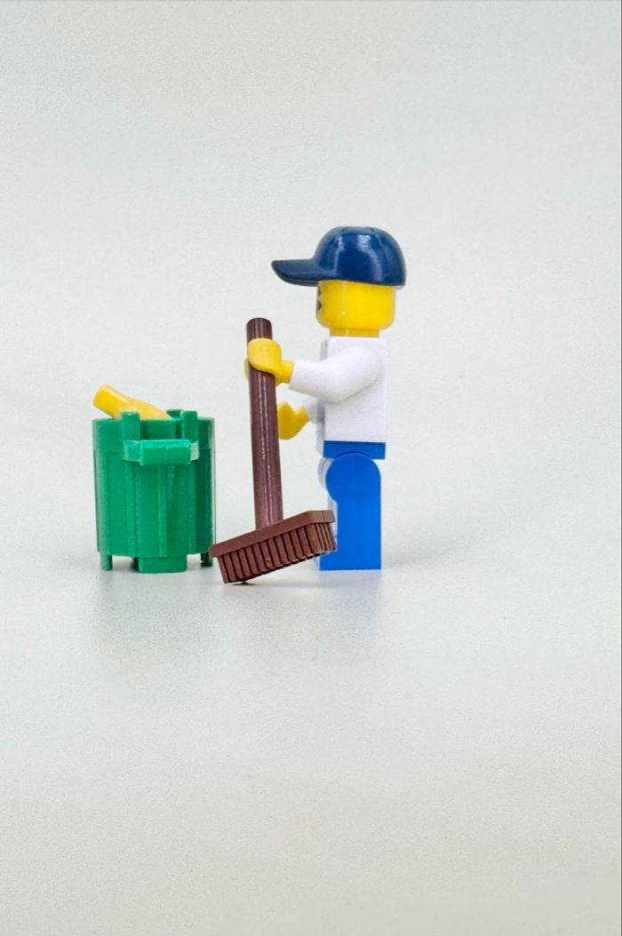 Lego Figurines City : Agent de Propreté des Plages équipé - NEUF - photo numéro 2