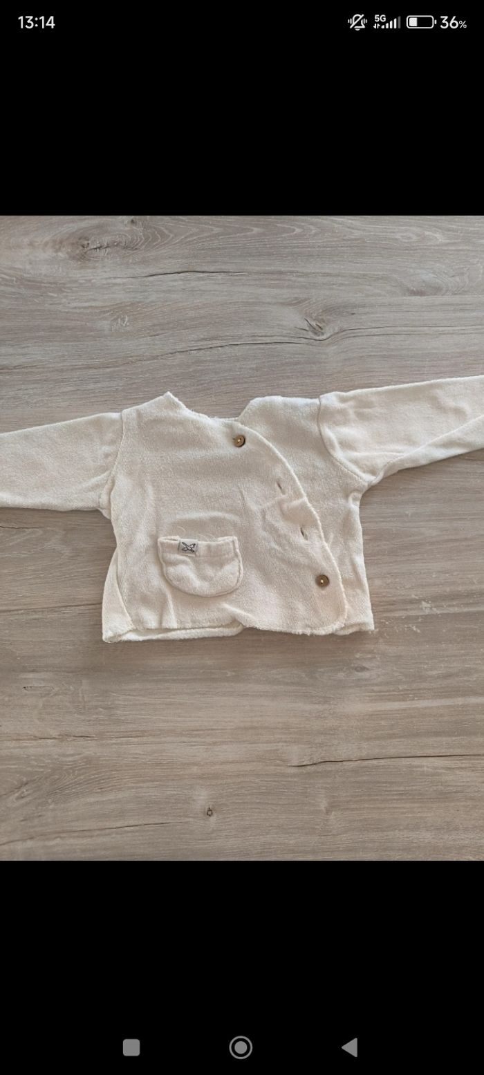 Gilet taille naissance