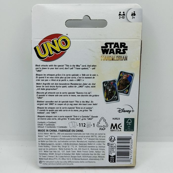 STAR WARS : THE MANDALORIAN - UNO - photo numéro 2