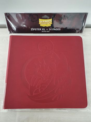 Portfolio Classeur Dragon Shield Zipster XL 576 Blood Red