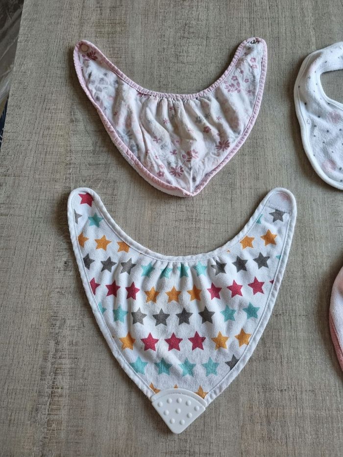 Lot de 6 bavoirs bébé fille - photo numéro 3