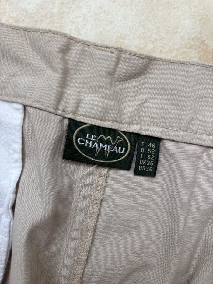 Pantalon Le Chameau - 100% coton - beige clair - taille 46 - neuf jamais porté - photo numéro 5