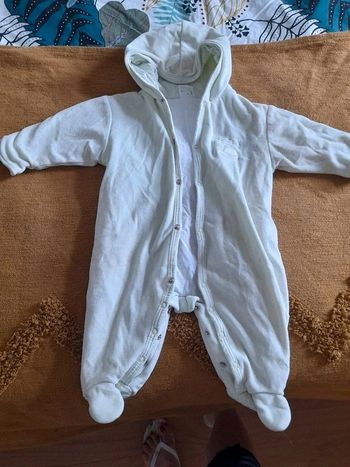 Combi unisexe vert 6mois