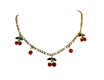 Collier cerise 🍒 ✅