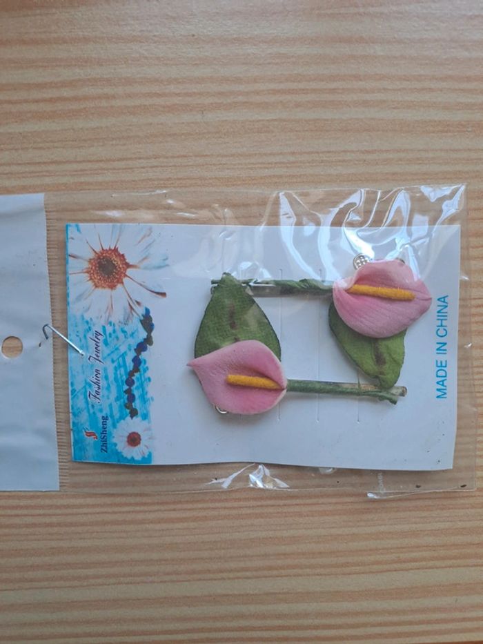 Barrettes fleur