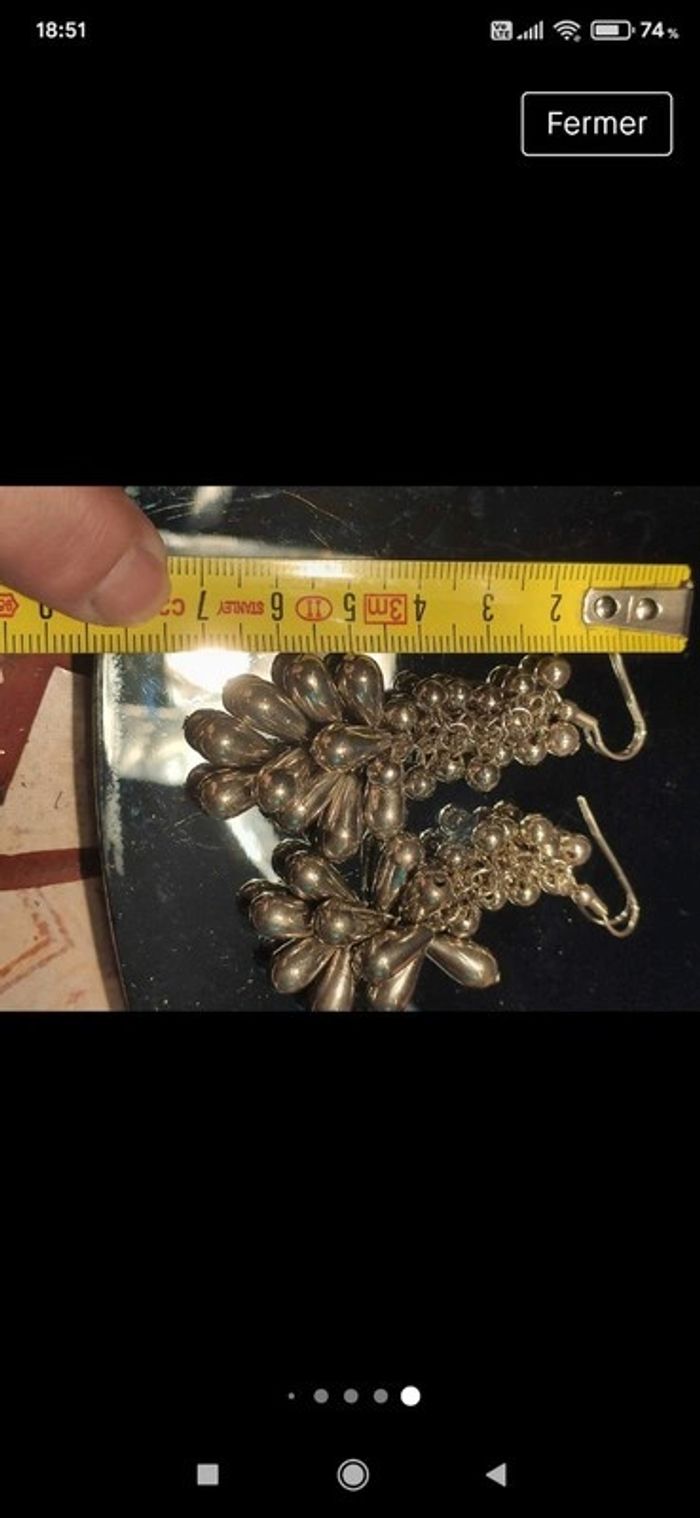 Boucles d'oreilles fantaisie vintage - photo numéro 6