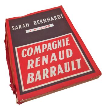 Sarah Bernhardt (1957) Compagnie Renaud Barrault avec son livret