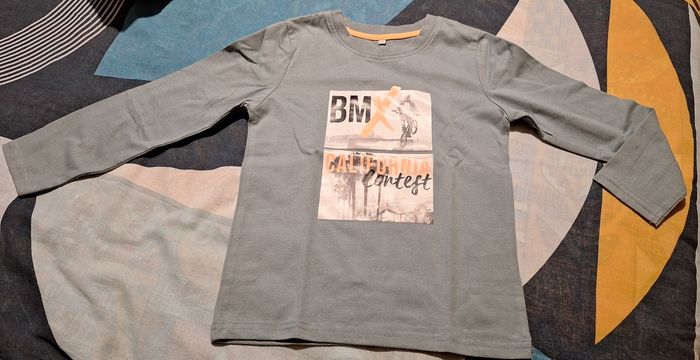 Tee-shirt manches longues BMX 5 ans