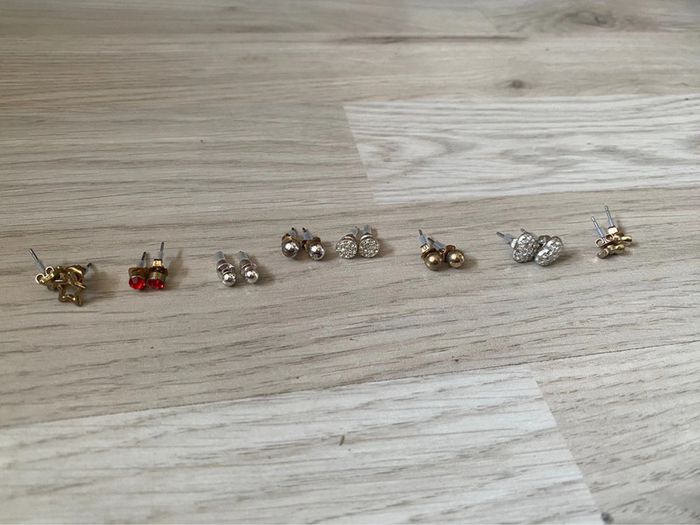 Lot de 8 paires de boucles d’oreilles