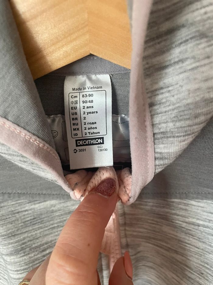 Veste à capuche Domyos 2 ans - photo numéro 4