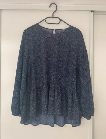 Haut péplum manches 3/4 taille XL