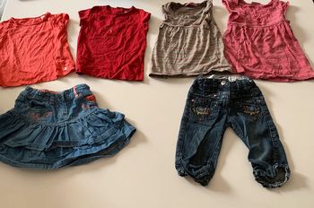 Lot 6 pièces été 36 mois